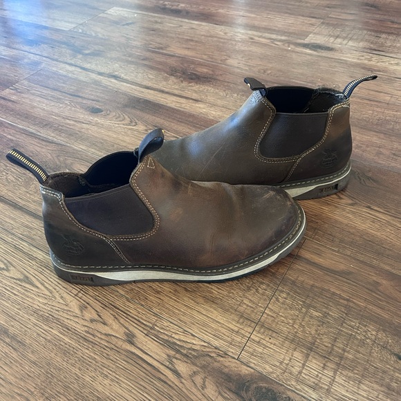 Georgia Boot Men\'s Brown Leather Slip-On Boots main image 6